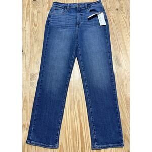 Venus Womens Size 8 Dark Wash Denim High Rise Audrey Straight Leg Jeans New